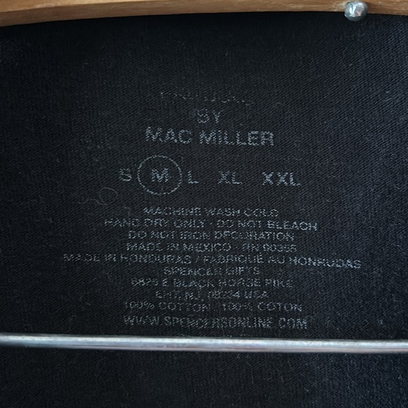 Mac Miller black t shirt size medium - Picture 3 of 4